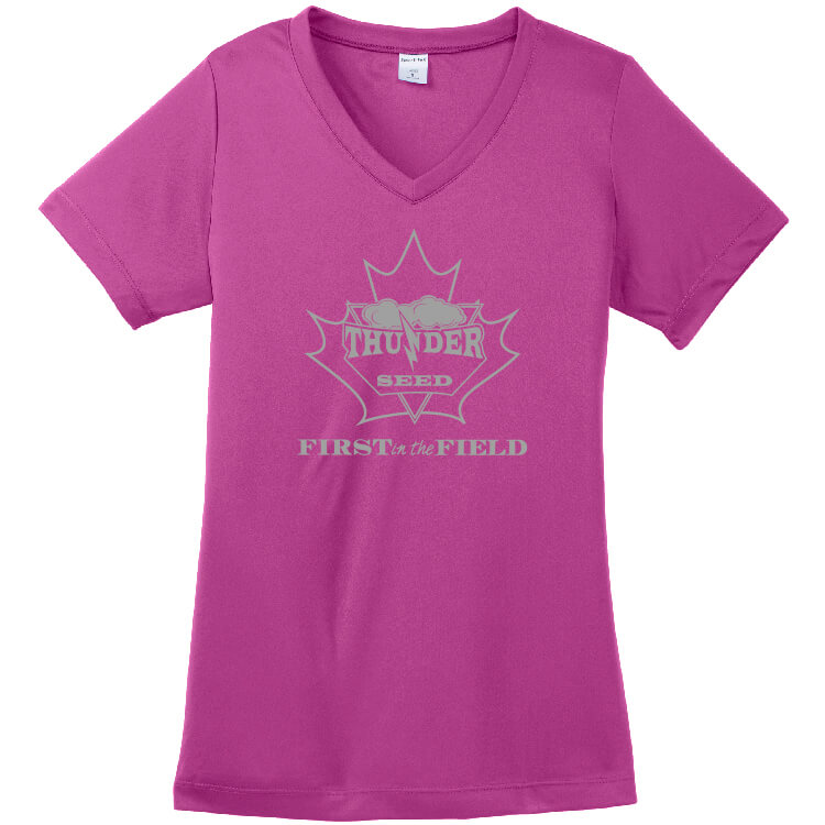 TSCA200. Ladies' PosiCharge V-Neck Tee