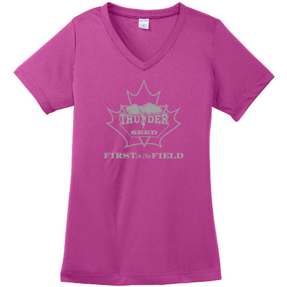 TSCA200. Ladies' PosiCharge V-Neck Tee