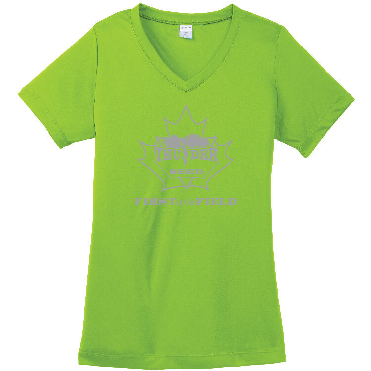 TSCA200. Ladies' PosiCharge V-Neck Tee