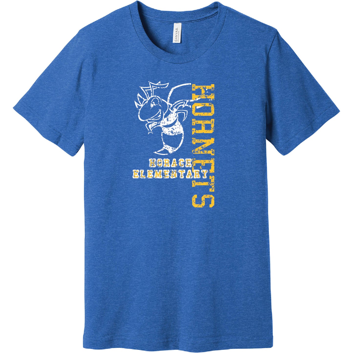 HE200. Adult BELLA+CANVAS® Heather CVC Short Sleeve Tee