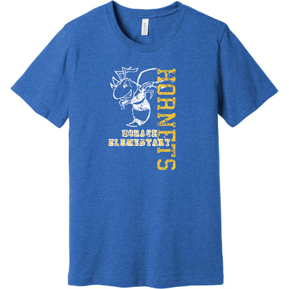 HE200. Adult BELLA+CANVAS® Heather CVC Short Sleeve Tee