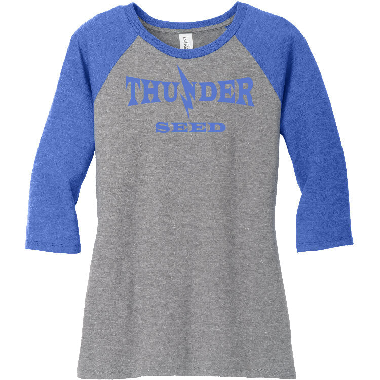 TSCA201. Ladies' ¾-Sleeve Raglan