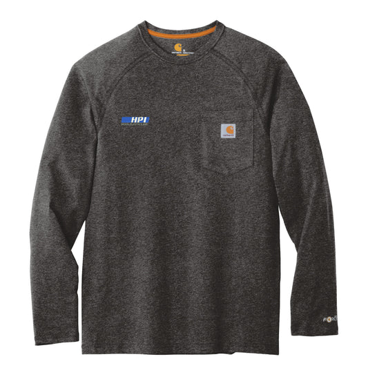 HPI201. Carhartt Force® Cotton Delmont Long Sleeve T-Shirt