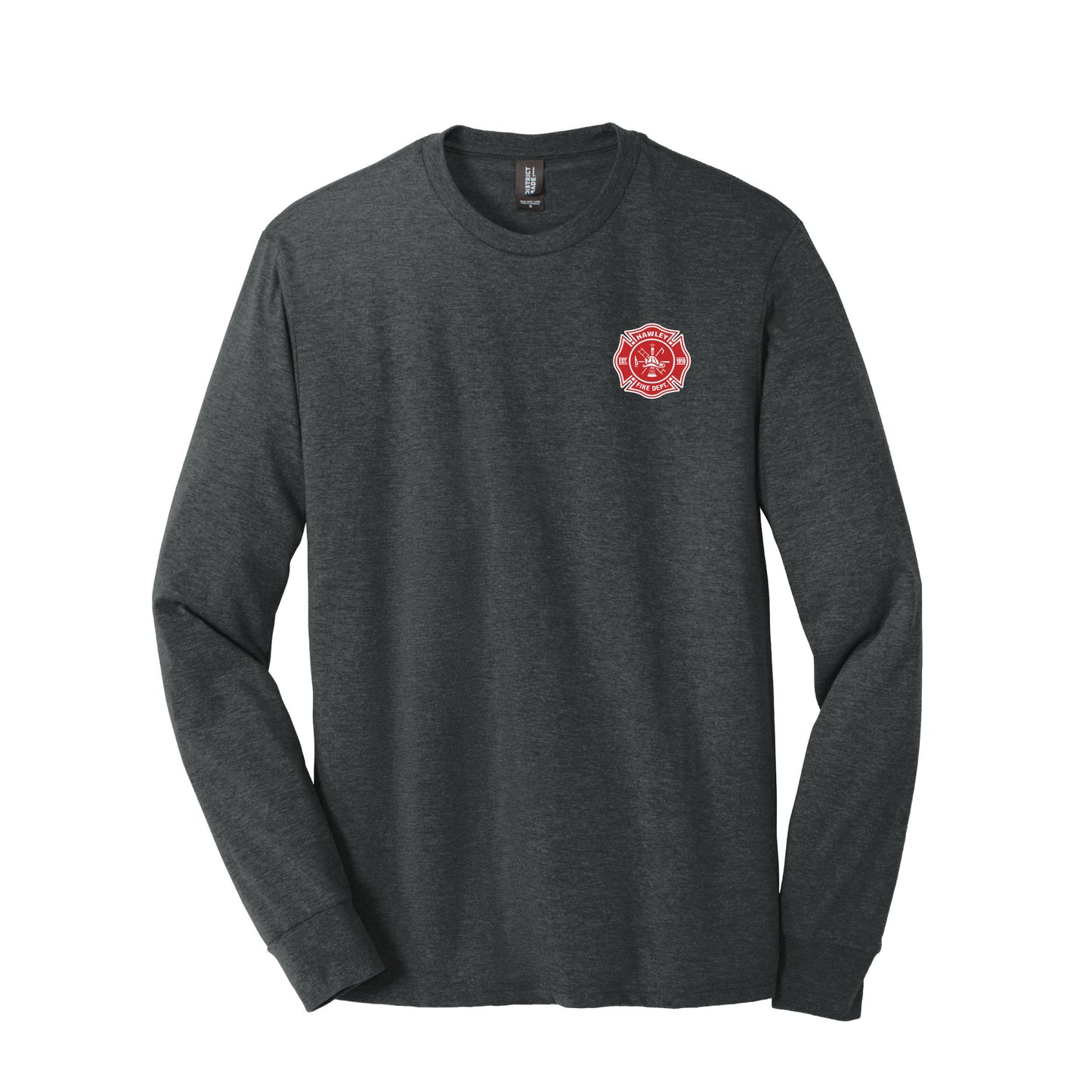 HFD202. District® Perfect Tri® Long Sleeve Tee