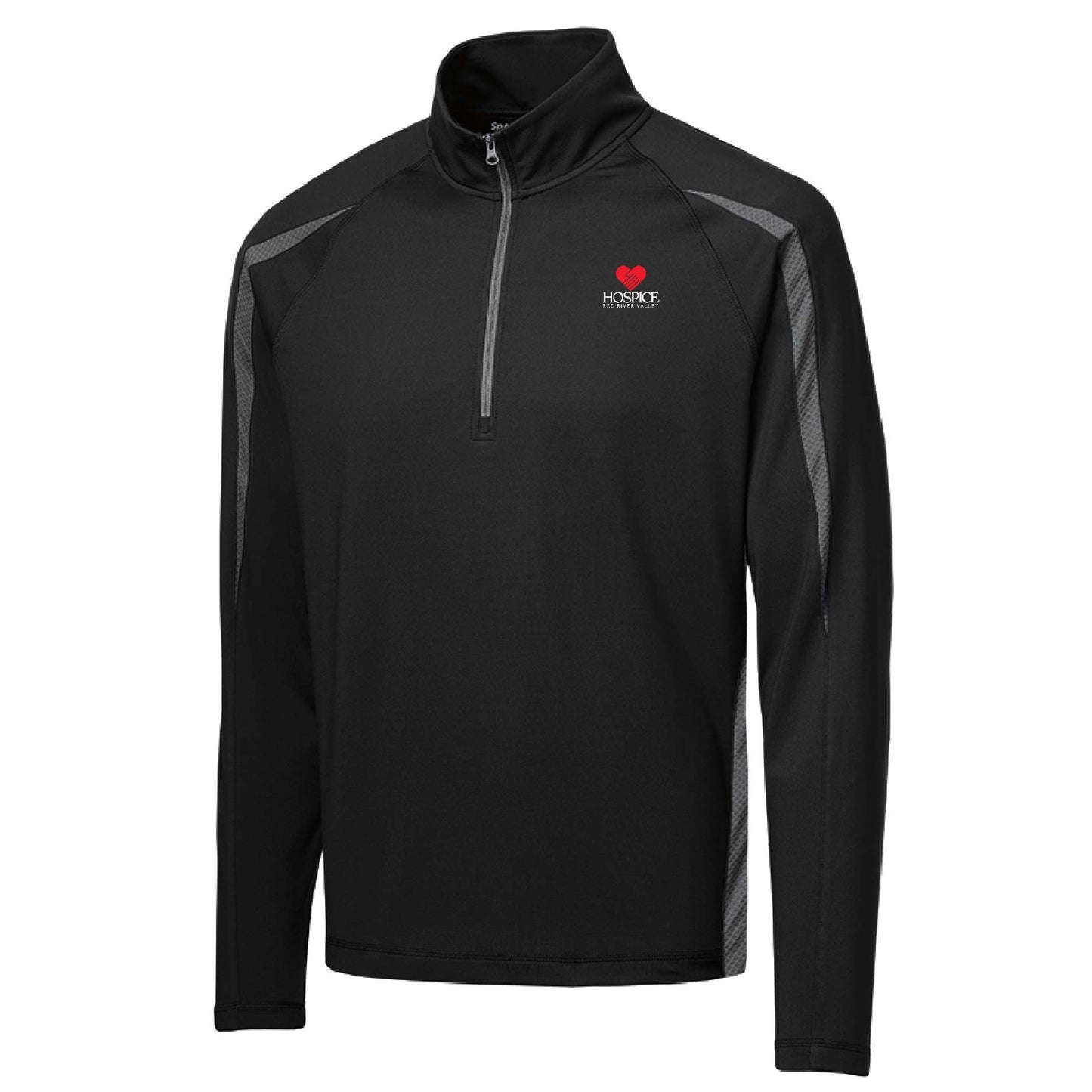 HRRV202. Men's Sport-Tek® Sport-Wick® Stretch 1/2-Zip Colorblock Pullover