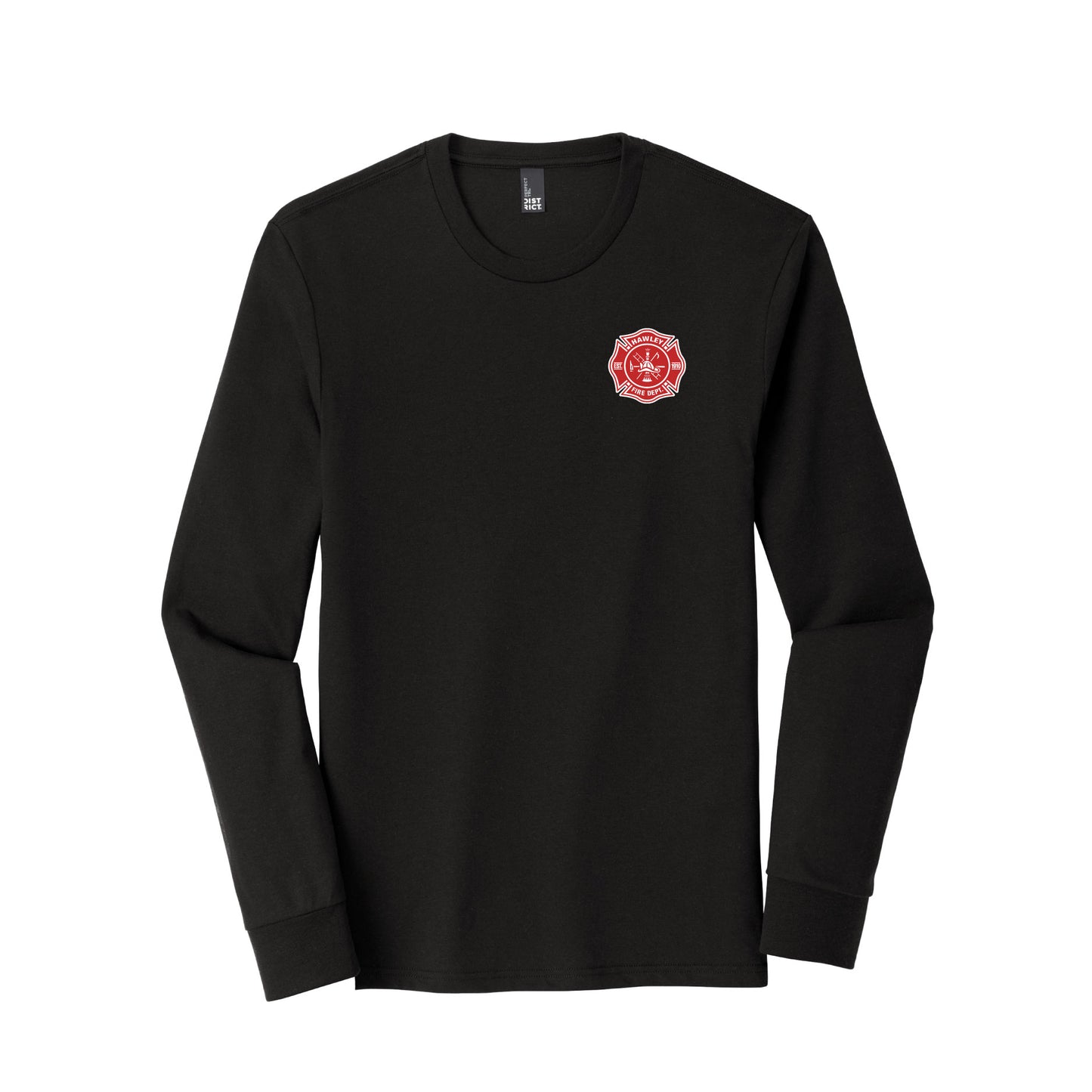 HFD202. District® Perfect Tri® Long Sleeve Tee