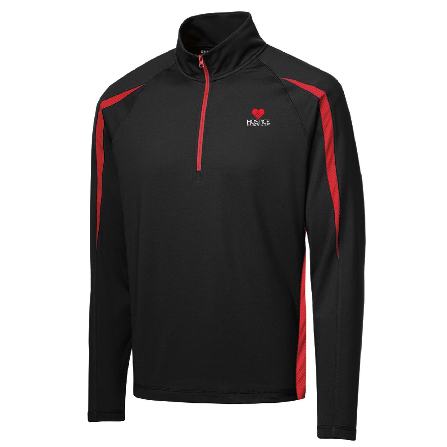 HRRV202. Men's Sport-Tek® Sport-Wick® Stretch 1/2-Zip Colorblock Pullover