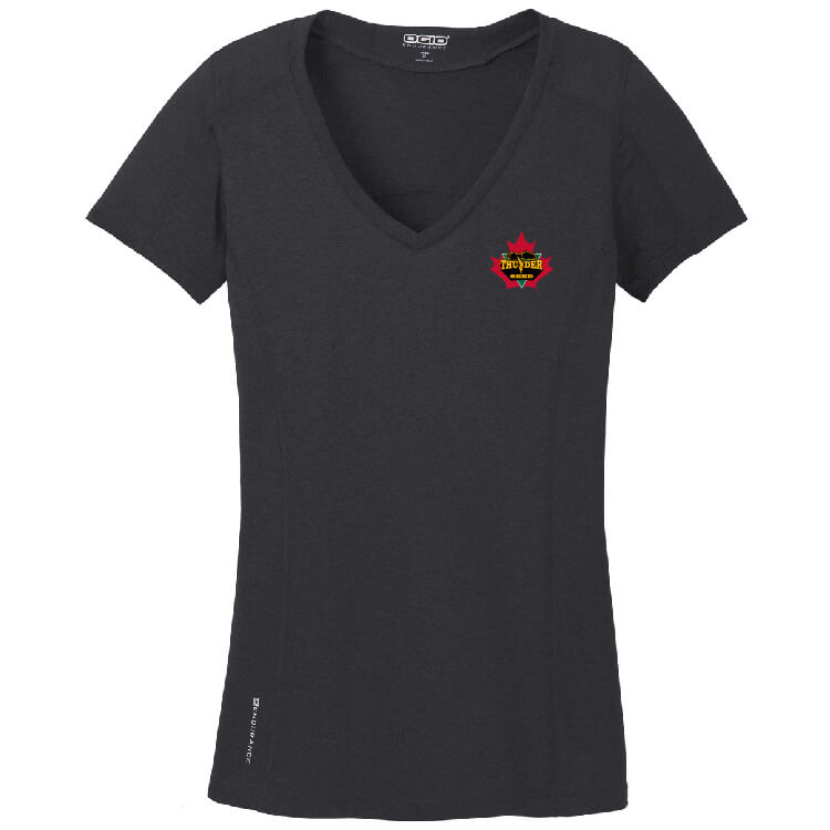 TSCA203. Ladies' Pulse V-Neck Tee