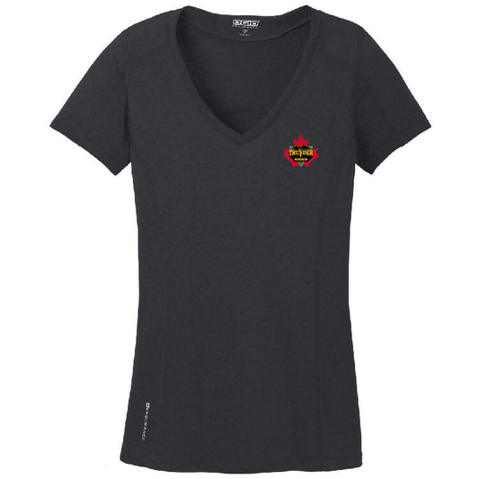 TSCA203. Ladies' Pulse V-Neck Tee