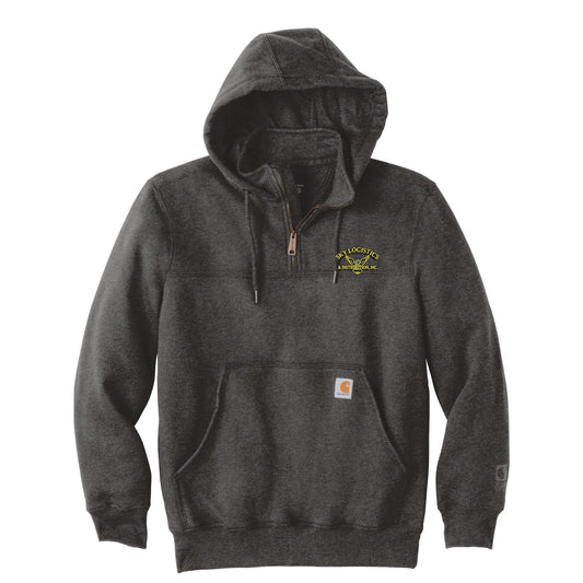 SLD203. Carhartt® Rain Defender® Paxton Heavyweight Hooded Zip Mock Sweatshirt.