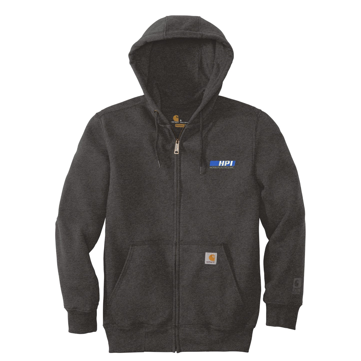 HPI204. Carhartt® Rain Defender® Paxton Heavyweight Hooded Zip-Front Sweatshirt
