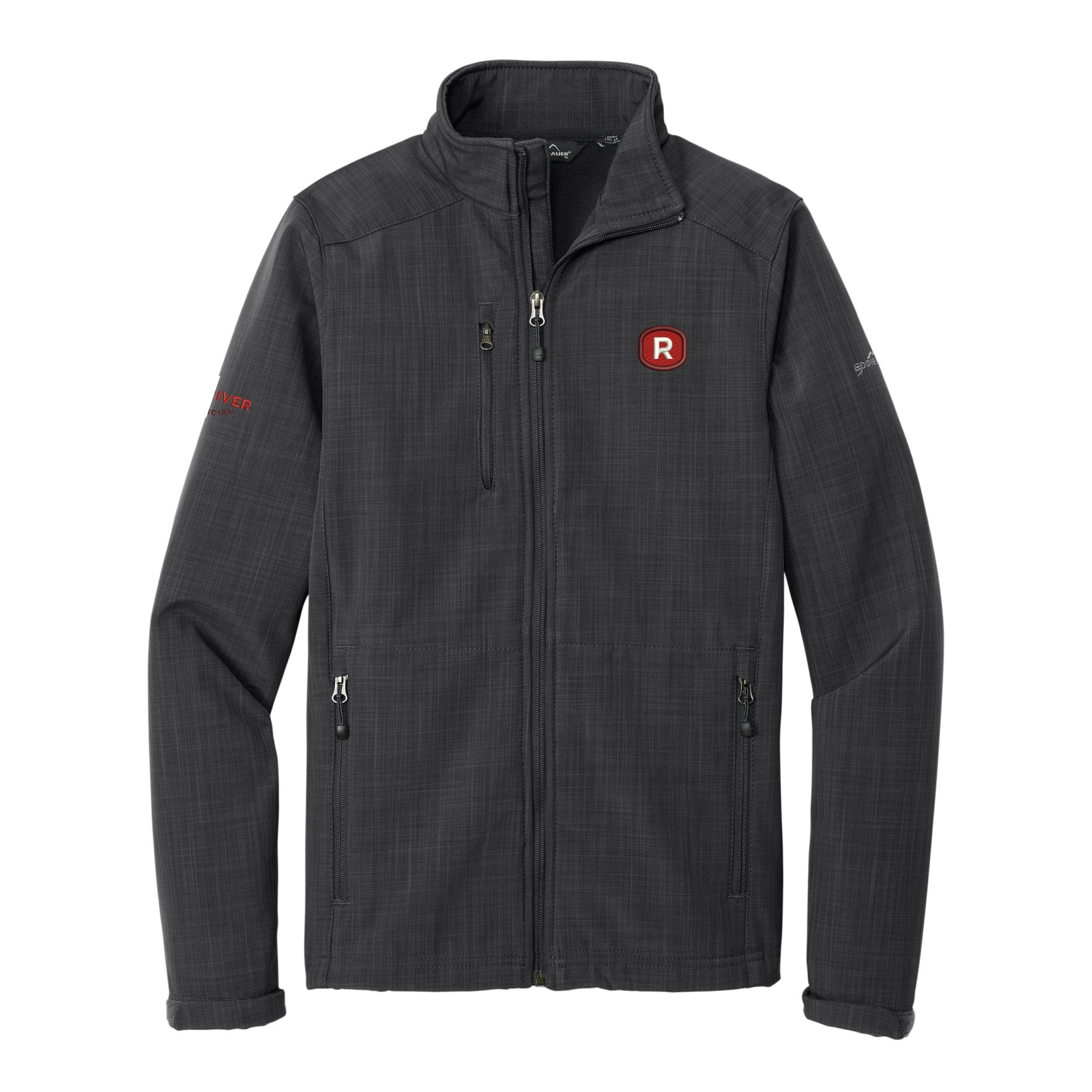 RRF205. Eddie Bauer® Shaded Crosshatch Soft Shell Jacket Personal Touch Marketing & Manufacturing