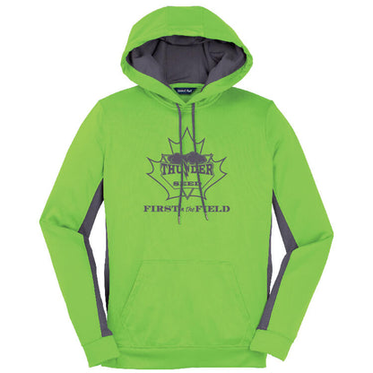 TSCA207. Ladies' Fleece Colorblock Hoodie