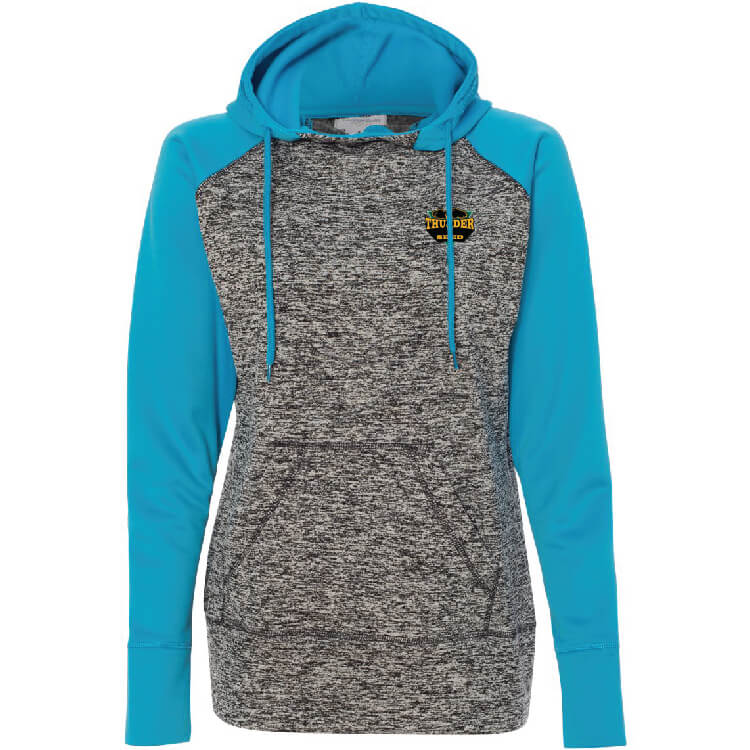 TSUS209. Ladies' Fleece Hooded Pullover Sweatshirt