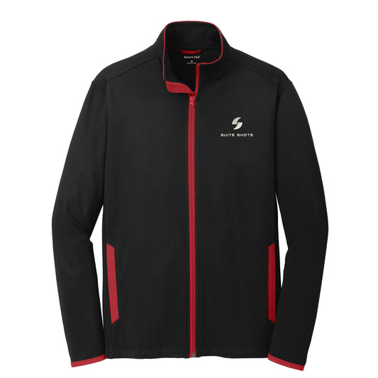 SST212. Sport-Tek® Sport-Wick® Stretch Contrast Full-Zip Jacket