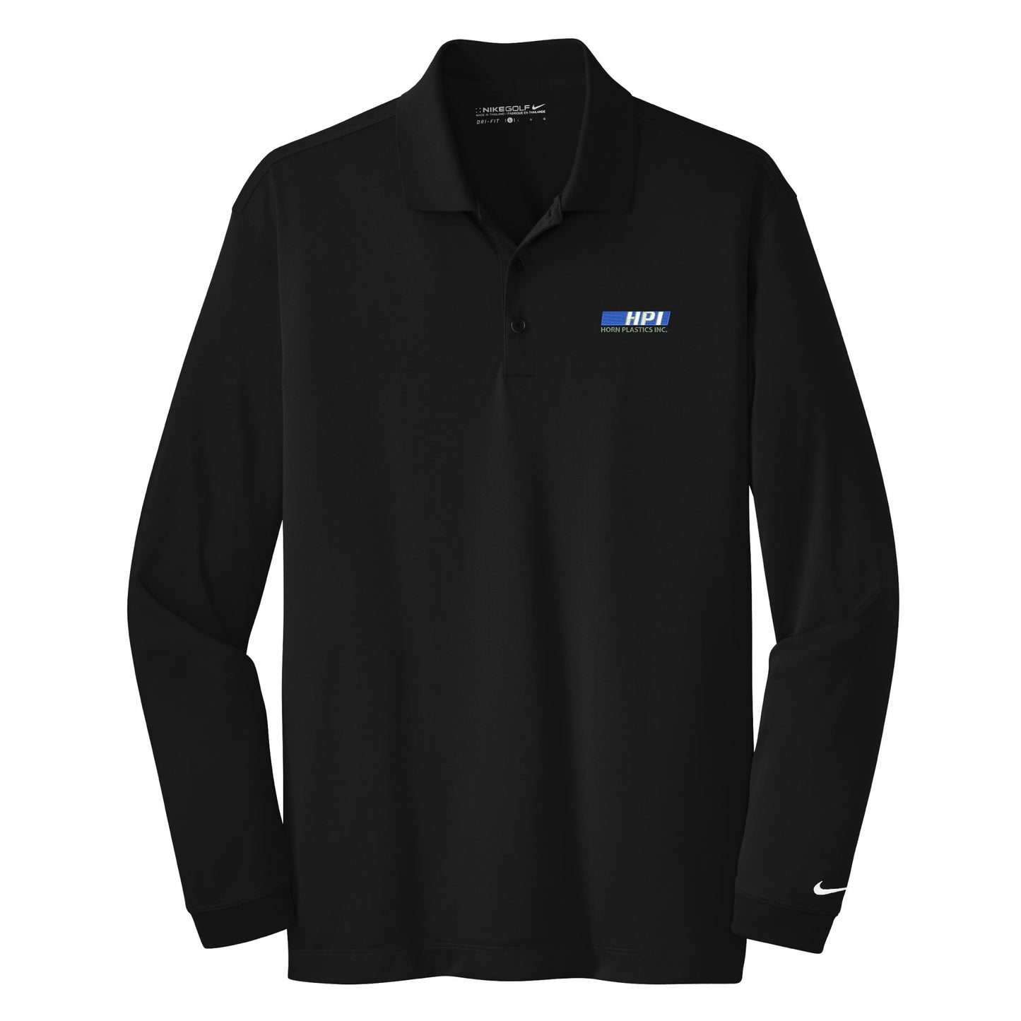 HPI214. Nike Long Sleeve Dri-FIT Stretch Tech Polo