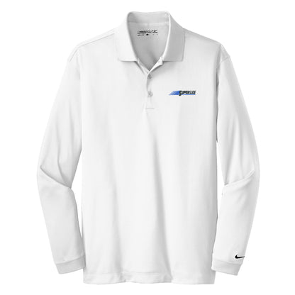 HPI214. Nike Long Sleeve Dri-FIT Stretch Tech Polo
