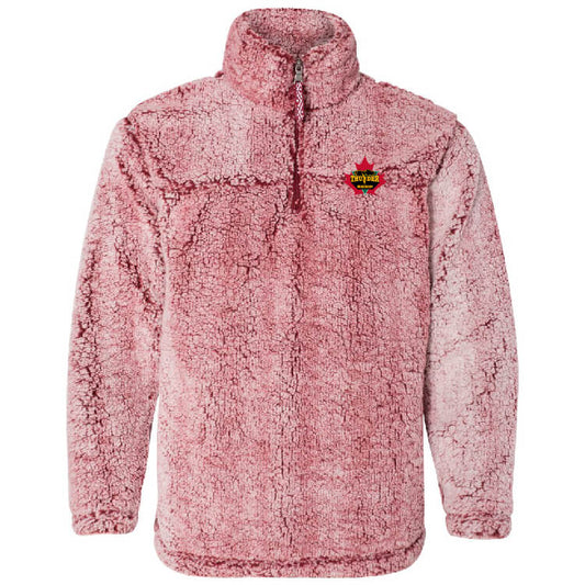 TSCA215. Ladies' Sherpa ¼-Zip Pullover