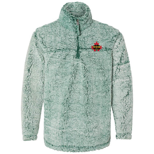 TSCA215. Ladies' Sherpa ¼-Zip Pullover
