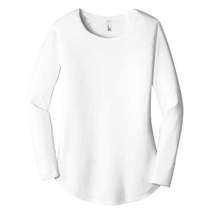 CC220. District® Women's Perfect Tri® Long Sleeve Tunic Tee