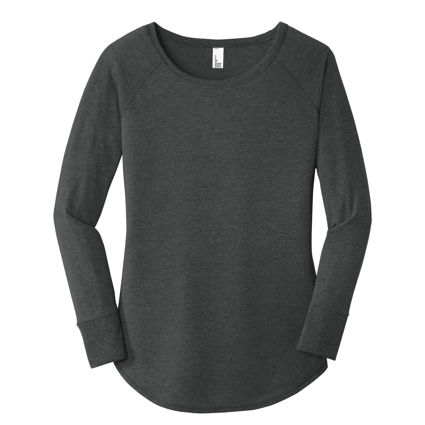 CC220. District® Women's Perfect Tri® Long Sleeve Tunic Tee