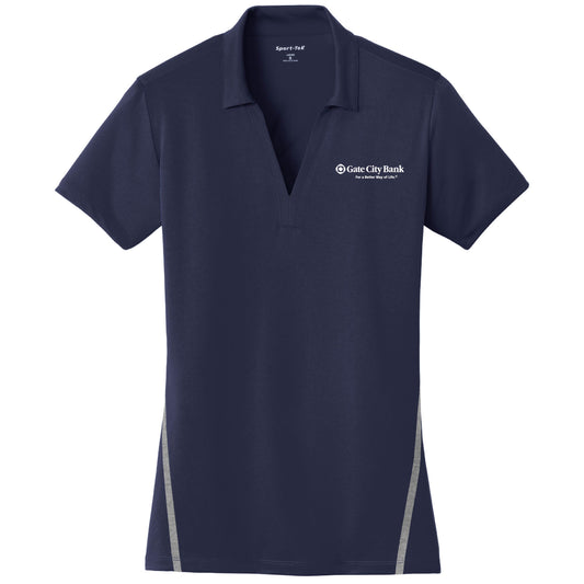GC220. Women's Sport-Tek® Contrast PosiCharge® Tough Polo®