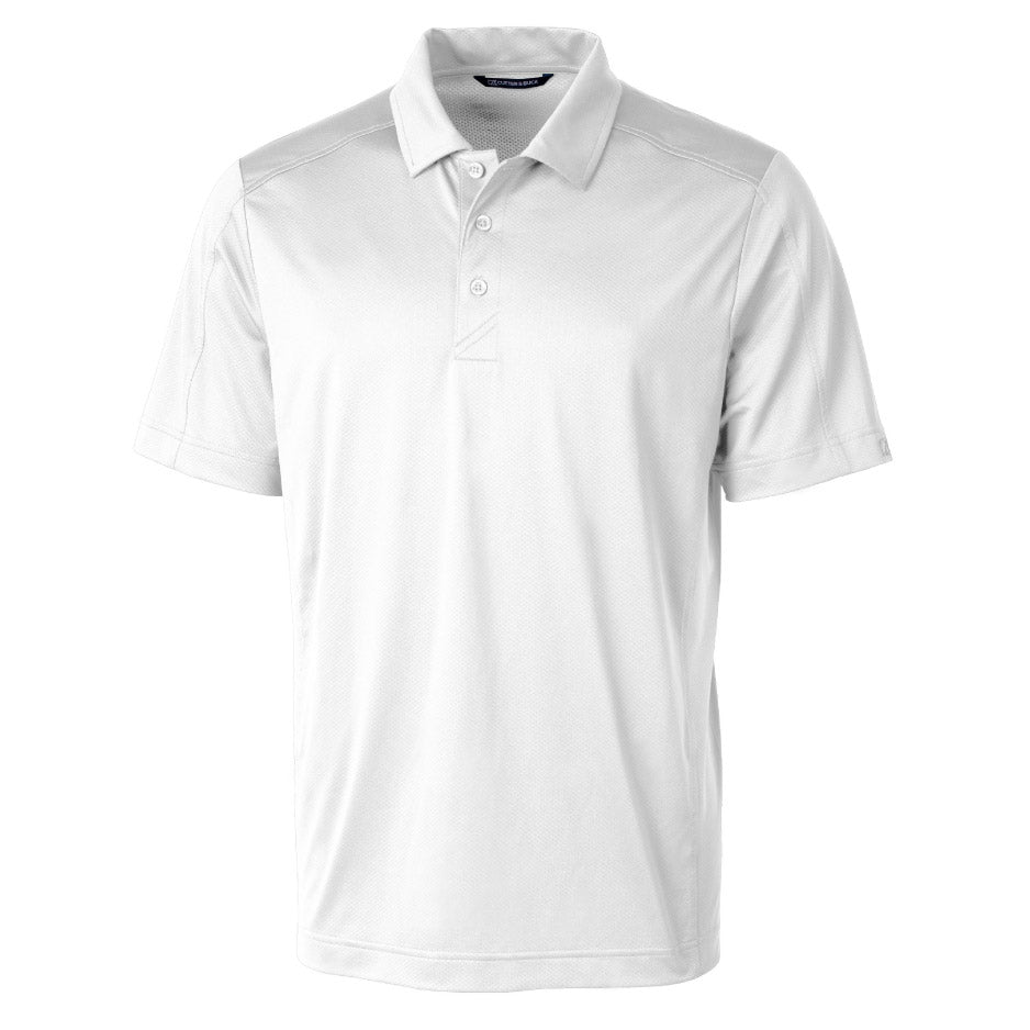EAPC226. Cutter & Buck Prospect Textured Stretch Mens Short Sleeve Polo