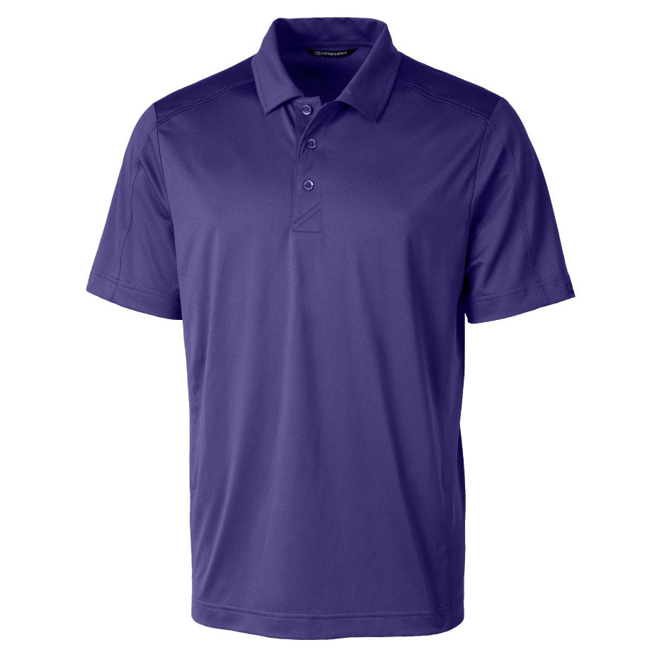 EAPC226. Cutter & Buck Prospect Textured Stretch Mens Short Sleeve Polo