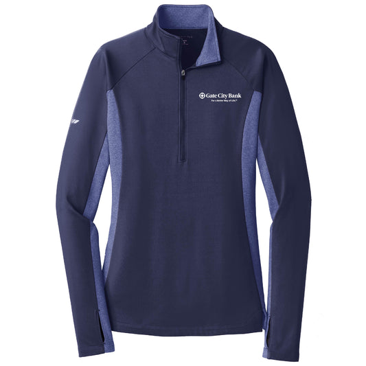 GC227. Women's Sport-Tek® Sport-Wick® Stretch Contrast 1/2-Zip Pullover