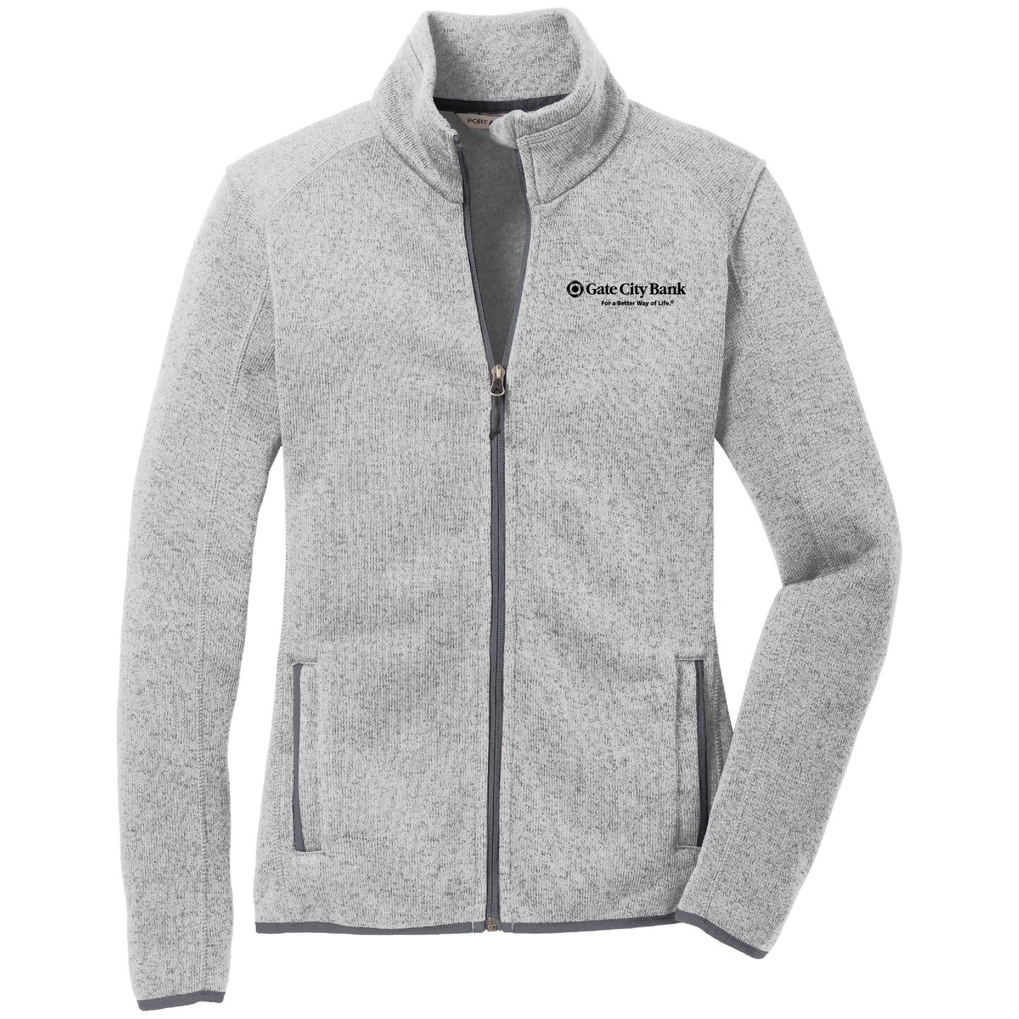GC229. Women's Port Authority® Sweater Fleece Jacket