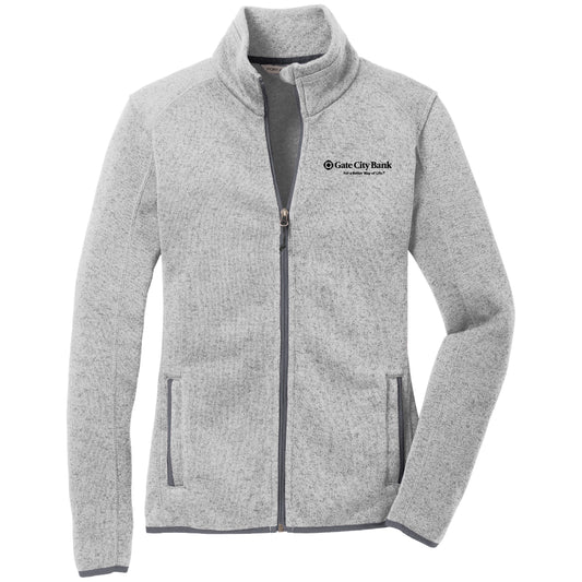 GC229. Women's Port Authority® Sweater Fleece Jacket