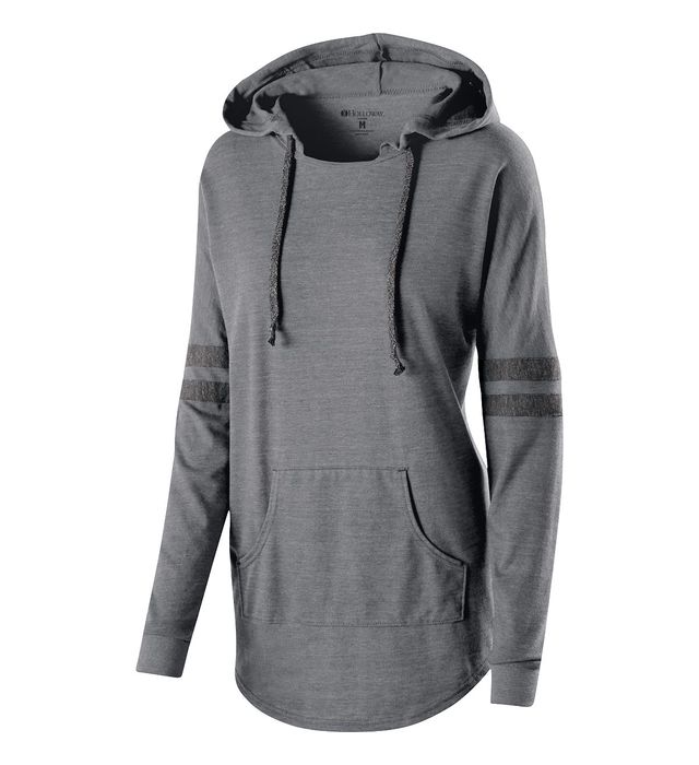 XA209. LADIES HOODED LOW KEY PULLOVER