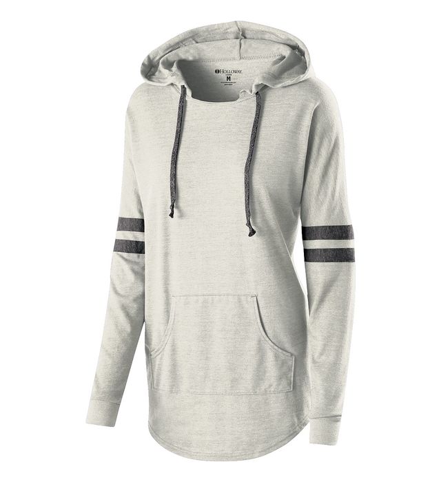 XA209. LADIES HOODED LOW KEY PULLOVER