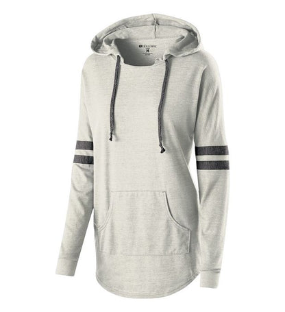 XA209. LADIES HOODED LOW KEY PULLOVER