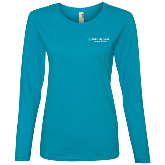 GC232. Women's Anvil Lightweight Ringspun Long Sleeve Tee