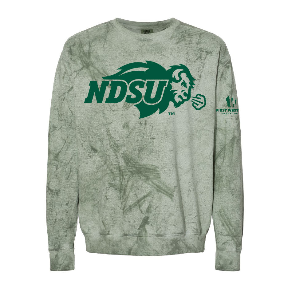 NDSUFW303. Comfort Colors Colorblast Crewneck Sweatshirt