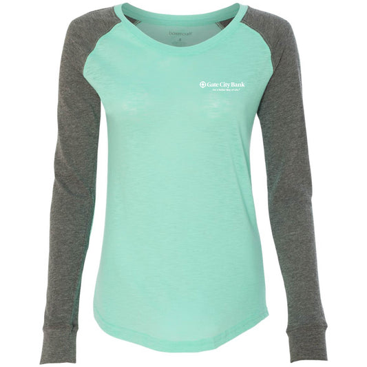 GC233. Women's Boxercraft Preppy Patch Slub T-Shirt