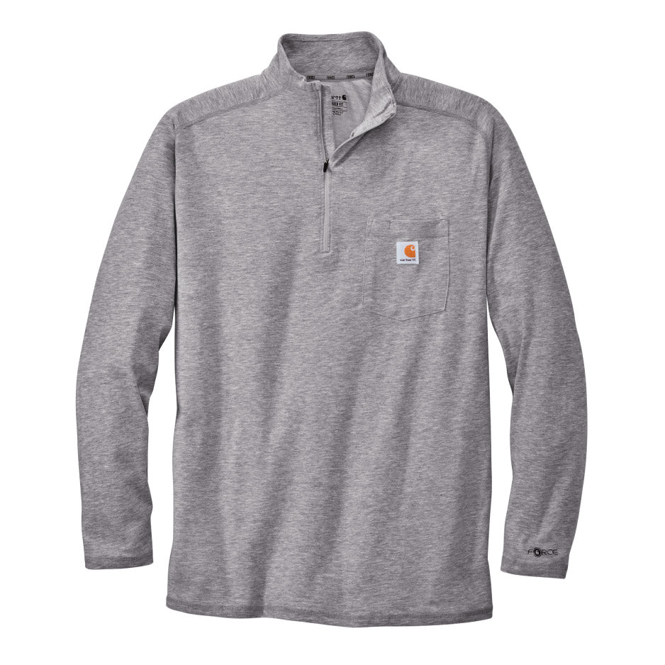 EAPC236. Carhartt Force® 1/4-Zip Long Sleeve T-Shirt