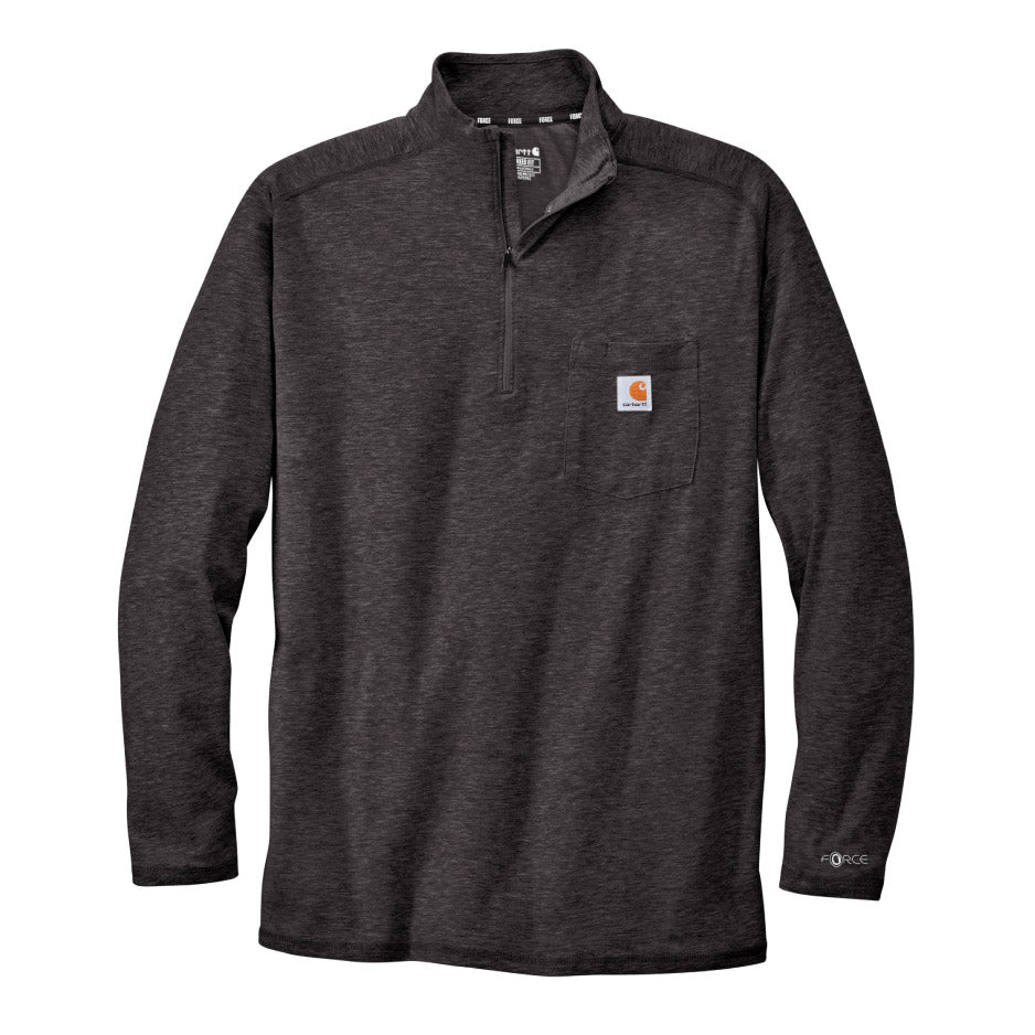 EAPC236. Carhartt Force® 1/4-Zip Long Sleeve T-Shirt