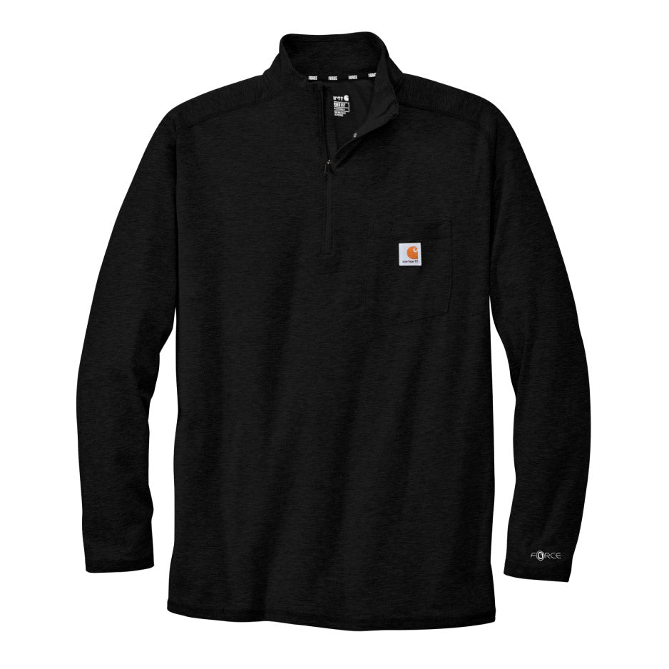 EAPC236. Carhartt Force® 1/4-Zip Long Sleeve T-Shirt