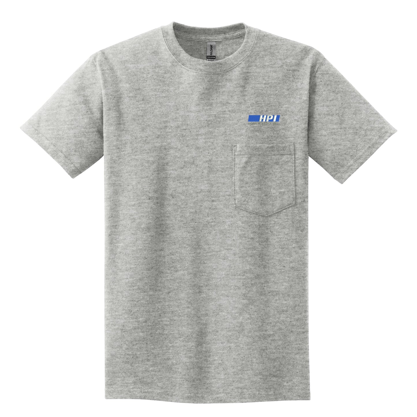 HPI301. Gildan® - Ultra Cotton® 100% Cotton T-Shirt with Pocket