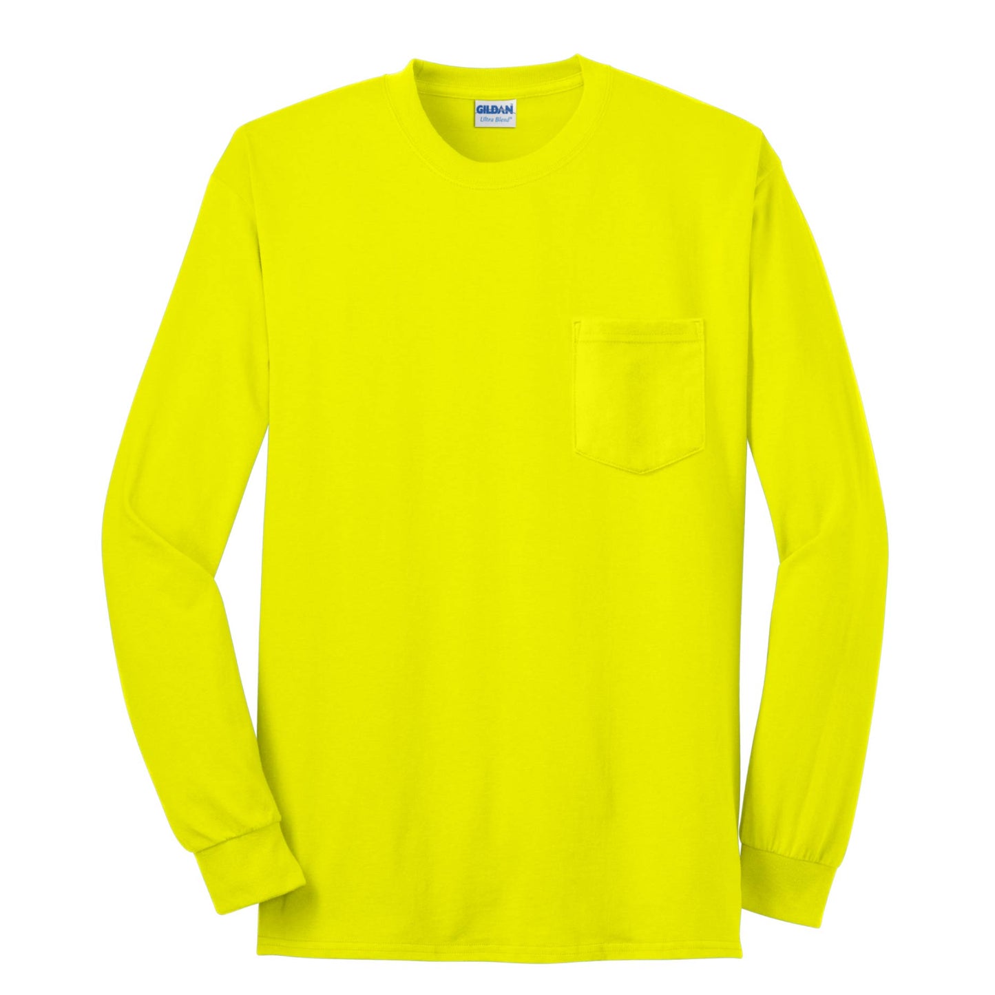 HPI302. Gildan® - Ultra Cotton® 100% Cotton Long Sleeve T-Shirt with Pocket