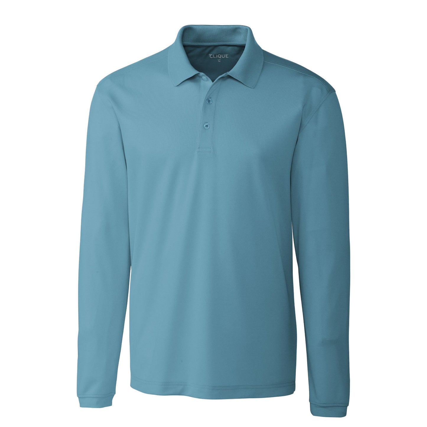 SST204. Clique Spin Eco Performance Pique Long Sleeve Men's Polo