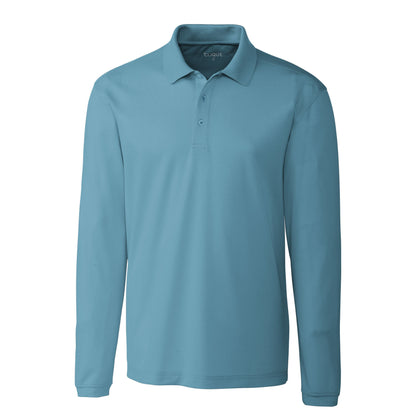 SST202. Clique Spin Eco Performance Pique Long Sleeve Men's Polo