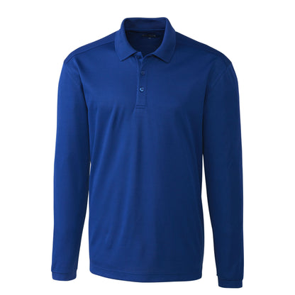 SST202. Clique Spin Eco Performance Pique Long Sleeve Men's Polo