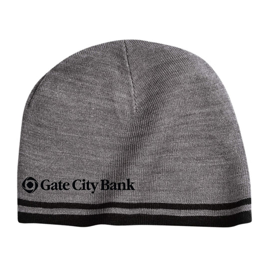 GC402. Port & Company® Striped Fine Knit Skull Cap