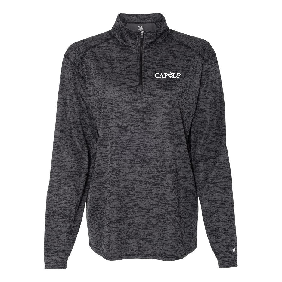 CAPLP111. Badger - Women’s Tonal Blend Quarter-Zip Pullover