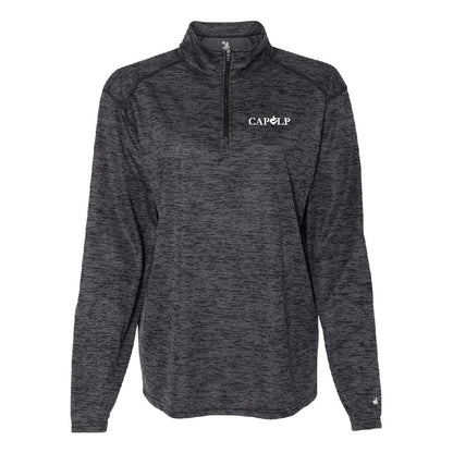 CAPLP111. Badger - Women’s Tonal Blend Quarter-Zip Pullover