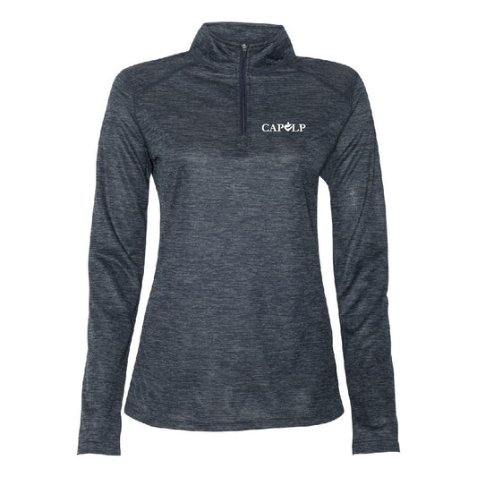 CAPLP111. Badger - Women’s Tonal Blend Quarter-Zip Pullover
