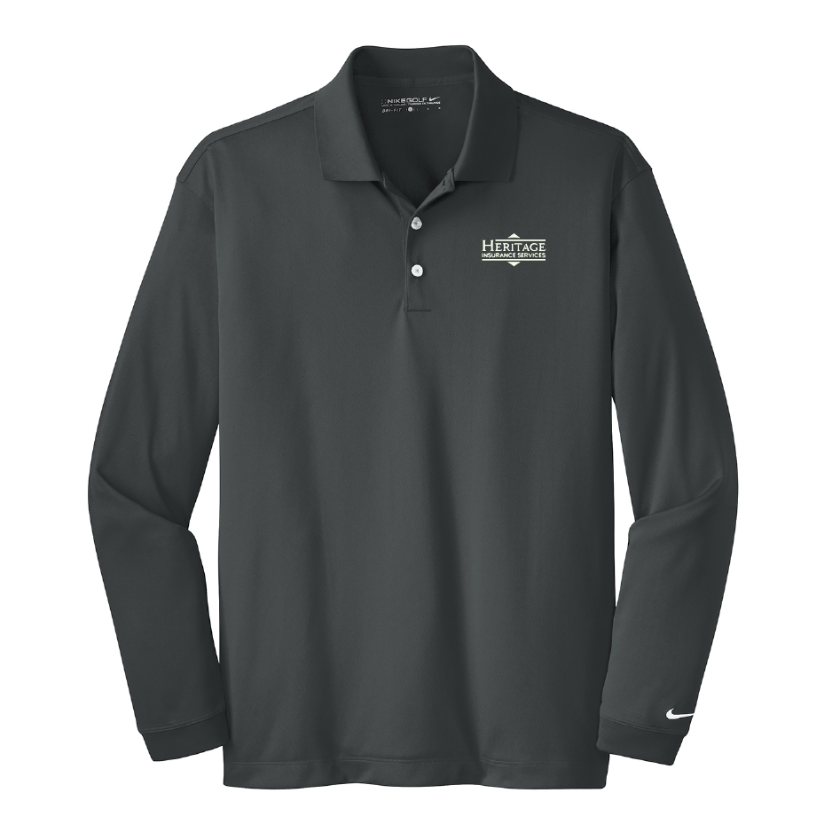 HI212. Nike Long Sleeve Dri-FIT Stretch Tech Polo